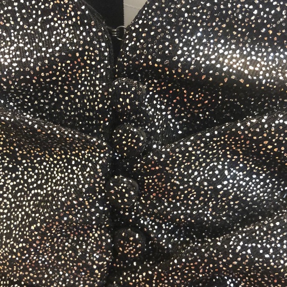 Scripted Metallic Long- Sleeve Bodysuit NWT - Picture 13 of 15